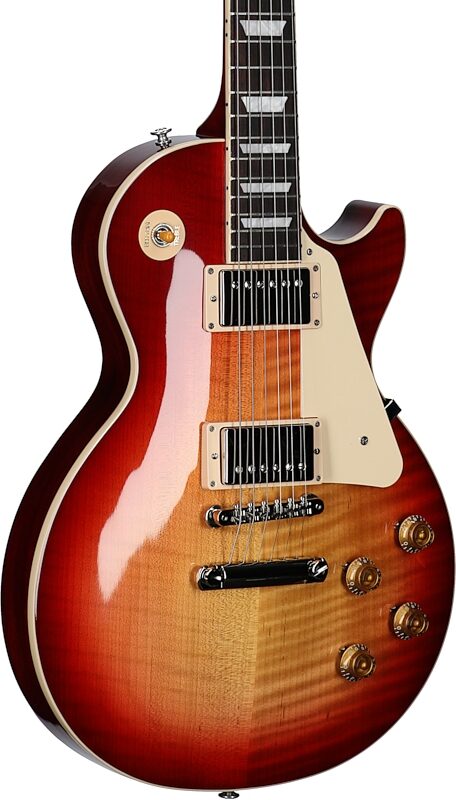 Gibson Exclusive '50s Les Paul Standard AAA Flame Top Electric Guitar (with Case), Heritage Cherry Sunburst, Serial Number 219830367, Full Left Front