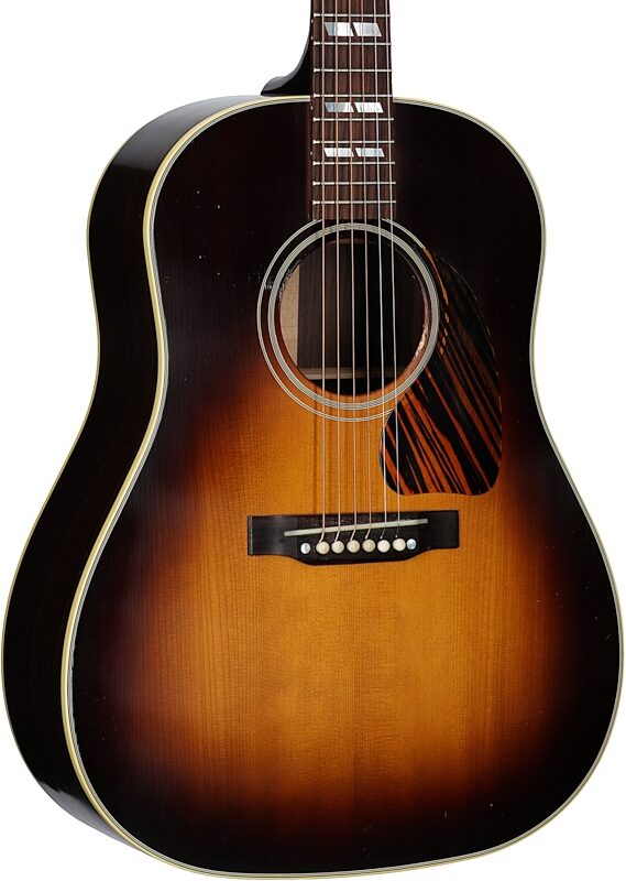 Gibson Custom Shop Murphy Lab 1942 Banner Southern Jumbo Acoustic Guitar (with Case), Light Aged Vintage Sunburst, Serial Number 21483044, Full Left Front
