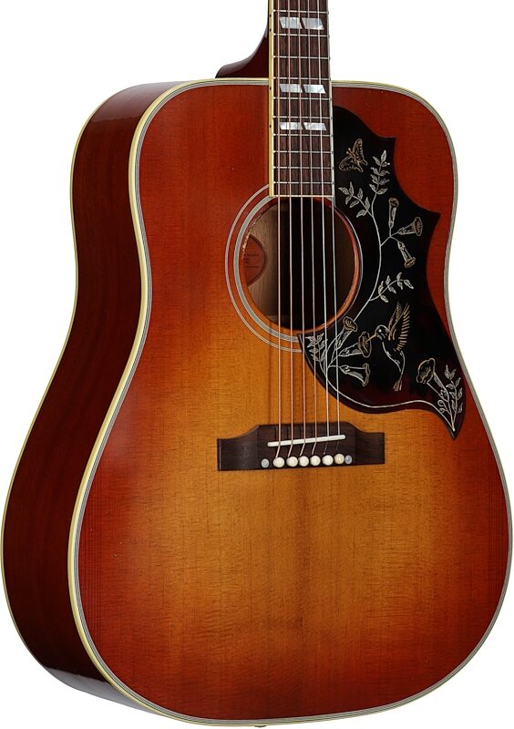 Gibson Custom Shop Murphy Lab 1960 Hummingbird Acoustic Guitar (with Case), Light Aged Heritage Cherry Sunburst, Serial Number 22073041, Full Left Front