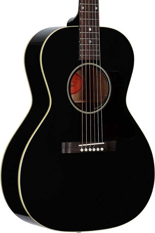 Gibson L-00 Original Acoustic-Electric Guitar (with Case), Ebony, Serial Number 22193052, Full Left Front