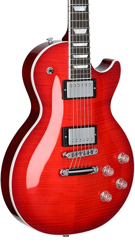 Gibson Les Paul Modern Figured AAA Electric Guitar (with Case), Cherry Burst, Serial Number 221330133, Full Left Front