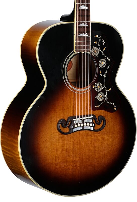 Gibson Custom Shop Murphy Lab 1957 SJ-200 Jumbo Acoustic Flat Top Guitar (with Case), Light Aged Vintage Sunburst, Serial Number 22953012, Full Left Front