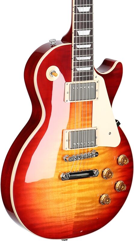 Gibson Exclusive '50s Les Paul Standard AAA Flame Top Electric Guitar (with Case), Heritage Cherry Sunburst, Serial Number 225430053, Full Left Front