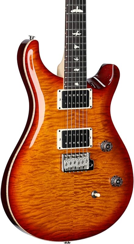 PRS Paul Reed Smith CE24 Electric Guitar (with Gig Bag), Dark Cherry Sunburst, Serial Number 0373030, Full Left Front