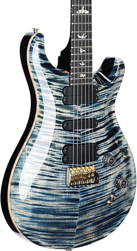 PRS Paul Reed Smith 509 10-Top Electric Guitar, Faded Whale Blue, Serial Number 0372063, Full Left Front