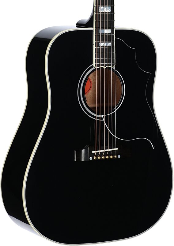 Gibson Hummingbird Custom Acoustic-Electric Guitar (with Case), Ebony, Serial Number 22783067, Full Left Front