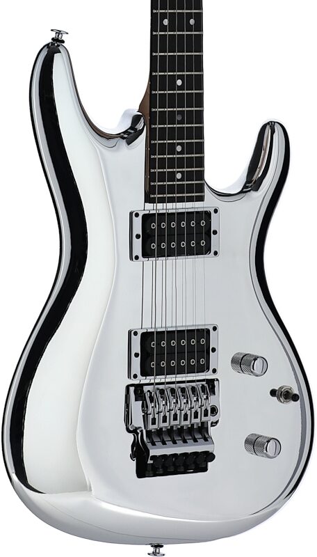 Ibanez JS-3 Joe Satriani Signature Electric Guitar (with Case), Chrome Boy, Serial Number 210001F2324613, Full Left Front
