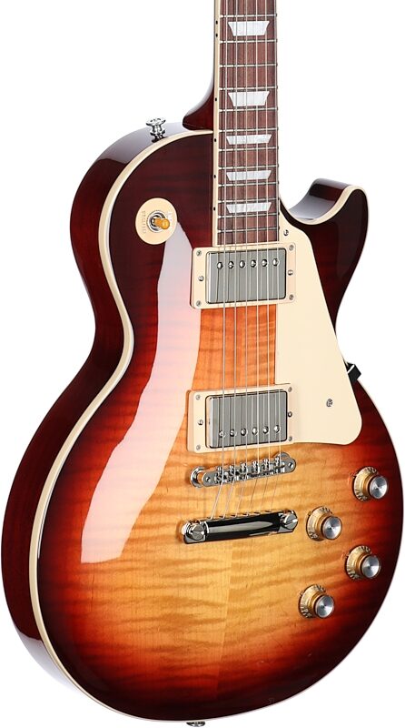 Gibson Exclusive '60s Les Paul Standard AAA Flame Top Electric Guitar (with Case), Bourbon Burst, Serial Number 226330350, Full Left Front
