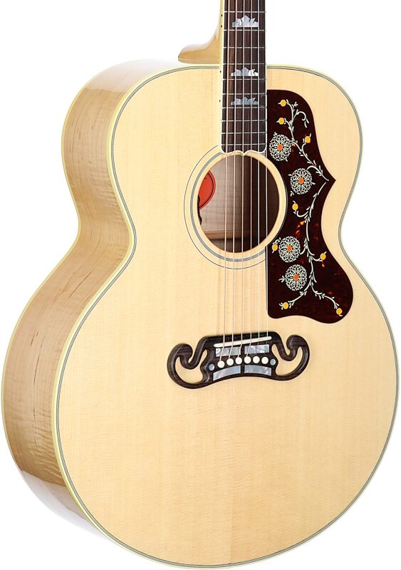 Gibson SJ-200 Original Jumbo Acoustic-Electric Guitar (with Case), Antique Natural, Serial Number 23453011, Full Left Front