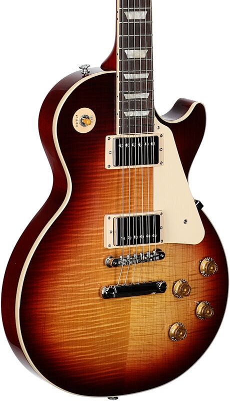 Gibson Les Paul Standard '50s AAA Top Electric Guitar (with Case), Bourbon Burst, Serial Number 213930237, Full Left Front