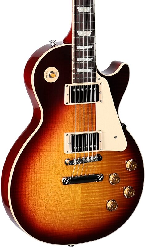 Gibson Les Paul Standard '50s AAA Top Electric Guitar (with Case), Bourbon Burst, Serial Number 213530232, Full Left Front