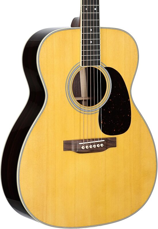 Martin M-36 Redesign Acoustic Guitar (with Case), Natural, Serial Number M2807641, Full Left Front