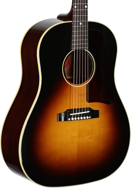 Gibson '50s J-45 Original Acoustic-Electric Guitar (with Case), Vintage Sunburst, Serial Number 23563078, Full Left Front