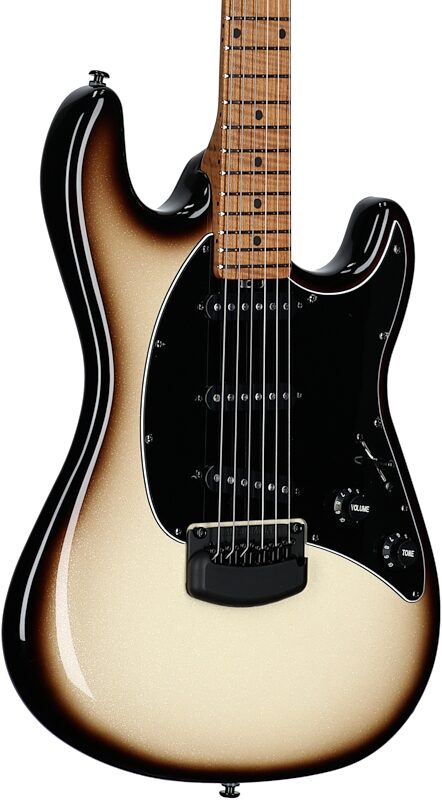 Ernie Ball Music Man Cutlass HT Electric Guitar (with Mono Gig Bag), Brulee, Serial Number H05295, Full Left Front