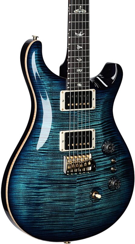 PRS Paul Reed Smith Custom 24-08 10-Top Electric Guitar (with Case), Cobalt Blue, Serial Number 0370464, Full Left Front