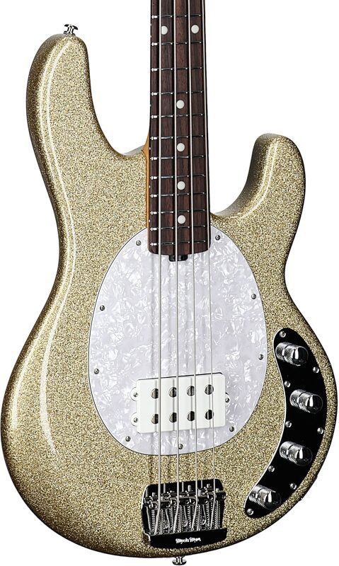 Ernie Ball Music Man StingRay Special Electric Bass (with Mono Case), Genius Gold, Serial Number K03132, Full Left Front