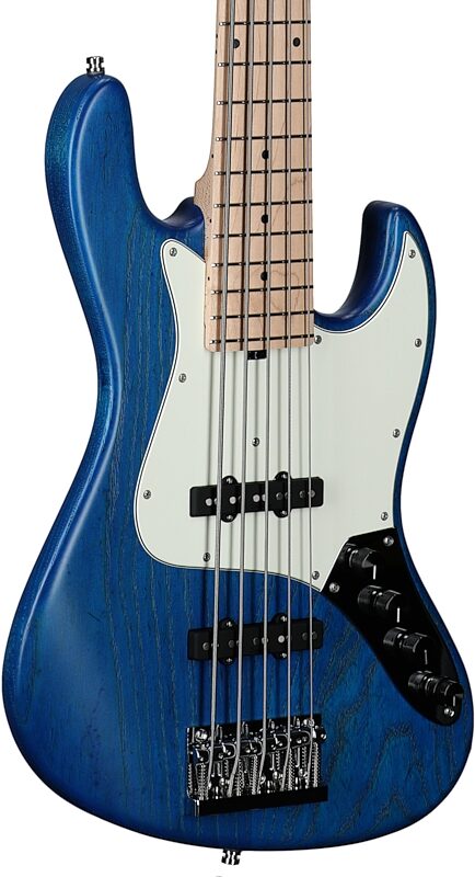 Sadowsky MetroLine 21-fret Vintage J/J Bass, 5-String (with Gig Bag), Ocean Blue, Serial Number SML G 003215-23, Full Left Front