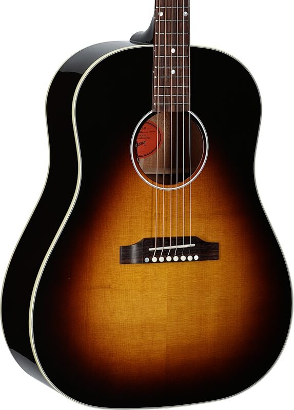 Gibson Slash J-45 Acoustic-Electric Guitar (with Case), November Burst, Serial Number 20234012, Full Left Front