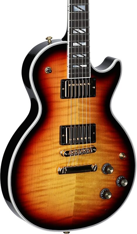 Gibson Les Paul Supreme AAA Figured Electric Guitar (with Case), Fireburst, Serial Number 231330009, Full Left Front