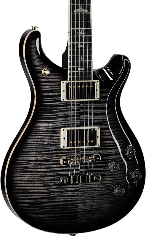 PRS Paul Reed Smith McCarty 594 10-Top Electric Guitar (with Case), Charcoal Burst, Serial Number 0380159, Full Left Front