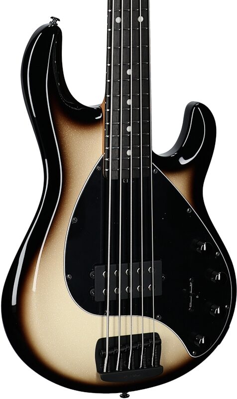 Ernie Ball Music Man StingRay 5 Special Electric Bass, 5-String (with Case), Brulee, Serial Number K00213, Full Left Front