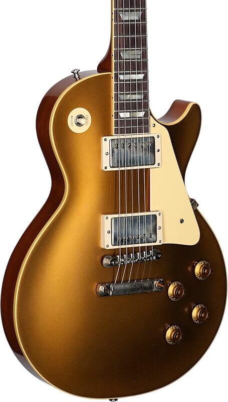 Gibson Custom 57 Les Paul Standard Goldtop VOS Electric Guitar (with Case), Gold Top, Serial Number 74588, Full Left Front