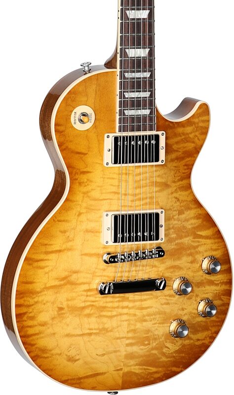 Gibson Exclusive Les Paul Standard 60s AAA Electric Guitar, Quilted Honeyburst, Serial Number 229330273, Full Left Front