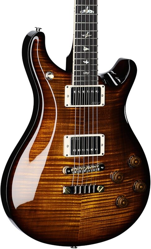 PRS Paul Reed Smith McCarty 594 Electric Guitar (with Case), Black Gold Burst, Serial Number 0379483, Full Left Front