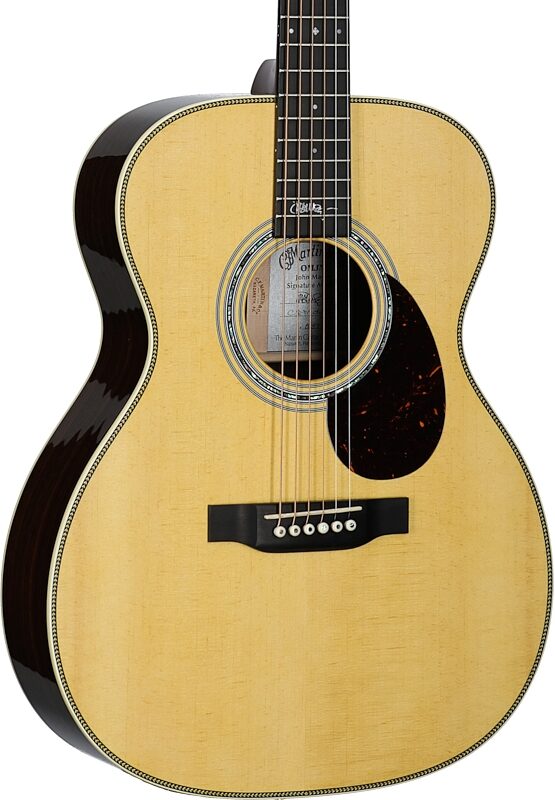 Martin OM-JM John Mayer Special Edition Acoustic-Electric Guitar (with Case), New, Serial Number M2824025, Full Left Front