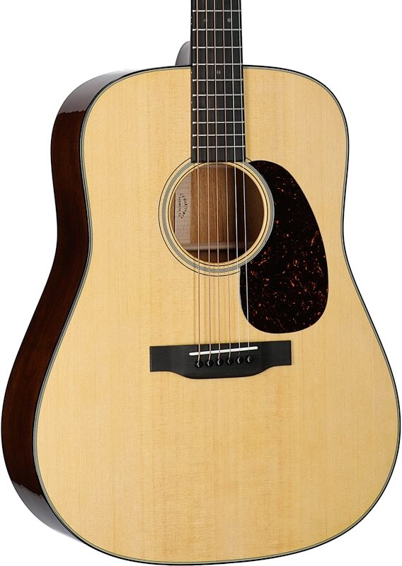 Martin D-18 Dreadnought Acoustic Guitar (with Case), Natural, Serial Number M2834191, Full Left Front