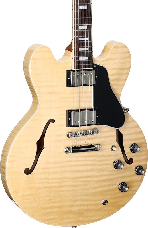 Gibson ES-335 Figured Electric Guitar (with Case), Antique Natural, Serial Number 207440246, Full Left Front