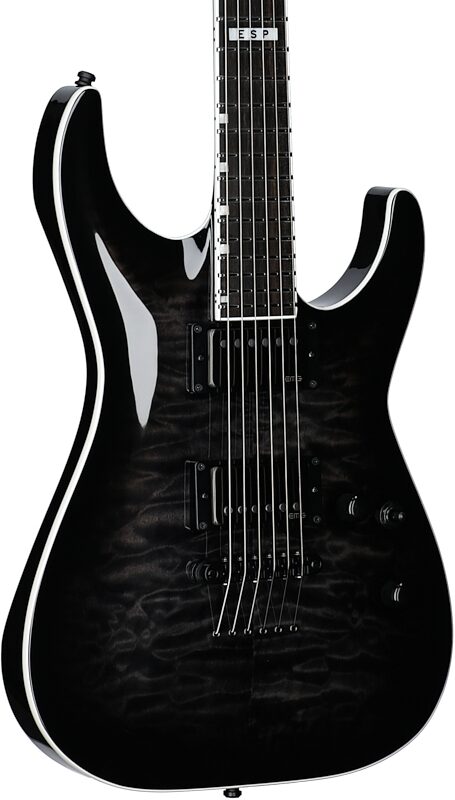 ESP EII Horizon NTII Electric Guitar (with Case), See Thru Black Sunburst, Serial Number ES9293233, Full Left Front
