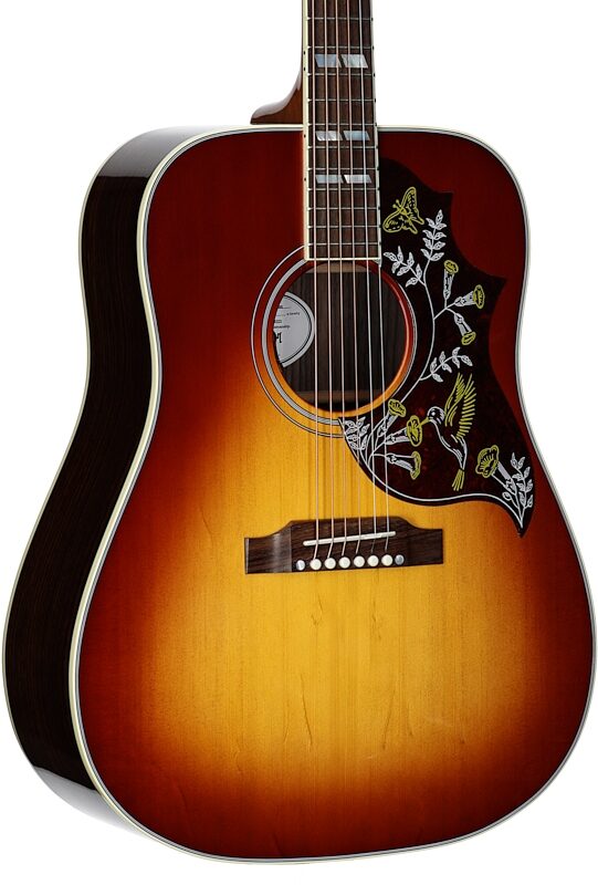 Gibson Hummingbird Standard Rosewood Acoustic-Electric Guitar (with Case), Rosewood Burst, Serial Number 20884095, Full Left Front