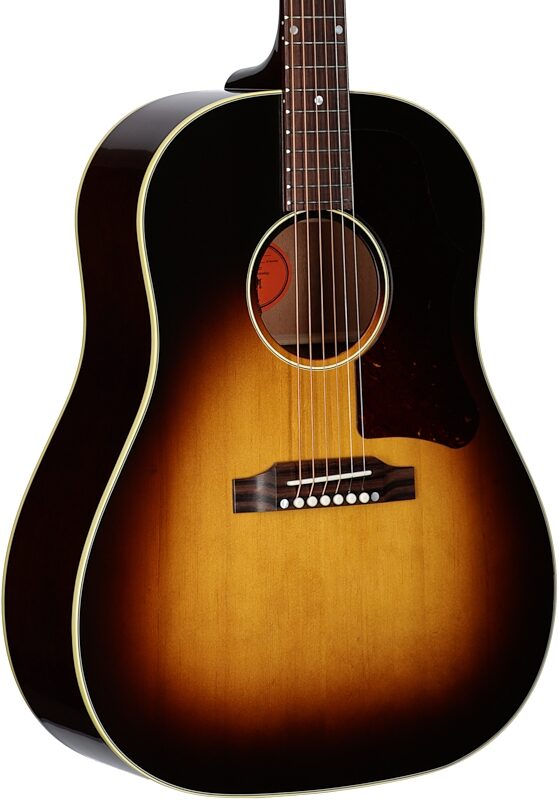 Gibson '50s J-45 Original Acoustic-Electric Guitar (with Case), Vintage Sunburst, Serial Number 20884091, Full Left Front