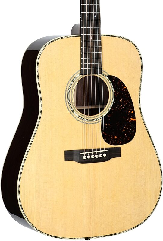Martin HD-28EZ Acoustic-Electric Guitar with LR Baggs Anthem (with Case), Natural, Serial Number M2850589, Full Left Front