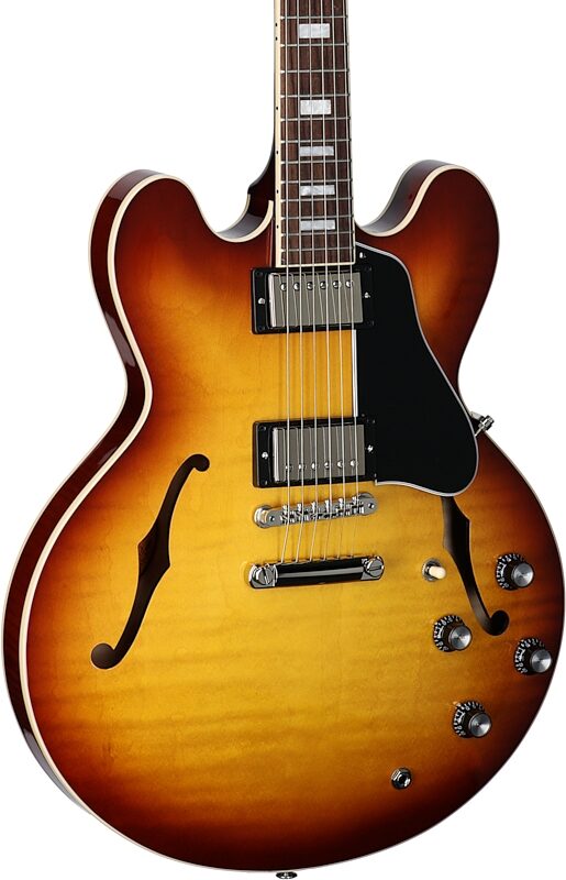 Gibson ES-335 Figured Electric Guitar (with Case), Iced Tea, Serial Number 211340001, Full Left Front