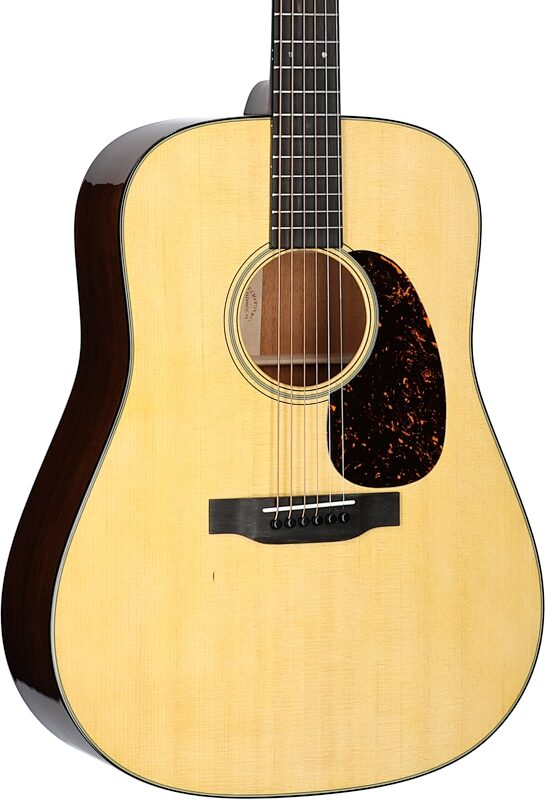 Martin D-18 Dreadnought Acoustic Guitar (with Case), Natural, Serial Number M2843871, Full Left Front