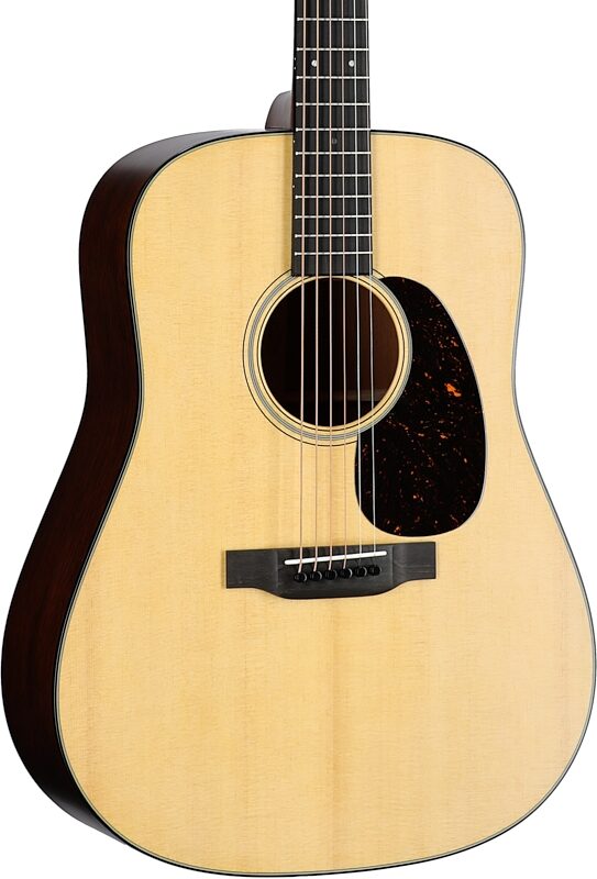 Martin D-18 Satin Acoustic Guitar (with Case), Natural, Serial Number M2852745, Full Left Front