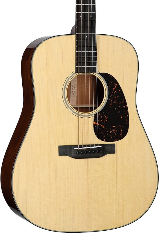 Martin D-18 Dreadnought Acoustic Guitar (with Case), Natural, Serial Number M2844030, Full Left Front