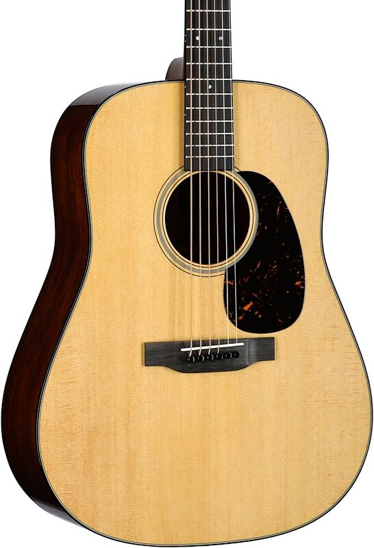 Martin D-18 Dreadnought Acoustic Guitar (with Case), Natural, Serial Number M2852922, Full Left Front