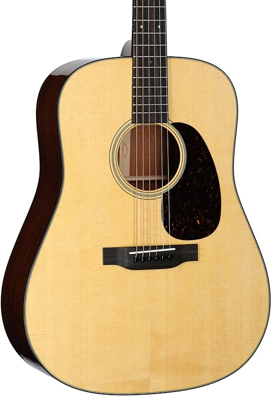 Martin D-18 Dreadnought Acoustic Guitar (with Case), Natural, Serial Number M2848608, Full Left Front