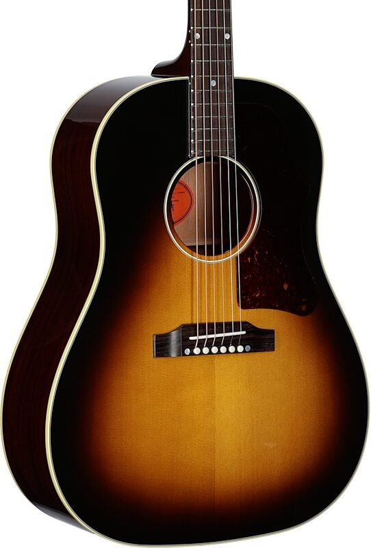 Gibson '50s J-45 Original Acoustic-Electric Guitar (with Case), Vintage Sunburst, Serial Number 21104080, Full Left Front