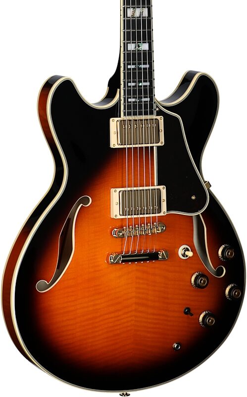 Ibanez Artstar Prestige AS2000 Electric Guitar (with Case), Brown Sunburst, Serial Number 210002F2414000, Full Left Front