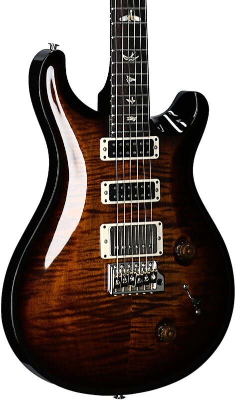 PRS Paul Reed Smith Studio Electric Guitar (with Case), Black Gold Burst, Serial Number 0382339, Full Left Front