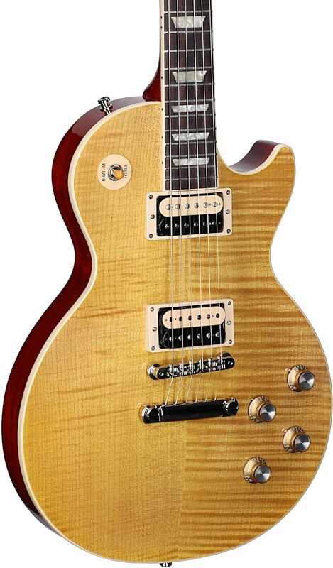 Gibson Slash Les Paul Standard Electric Guitar (with Case), Appetite Amber, Serial Number 212940091, Full Left Front