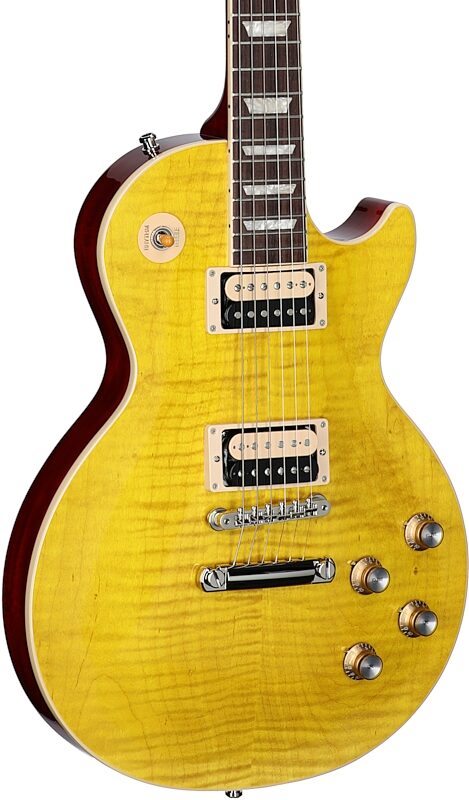 Gibson Slash Les Paul Standard Electric Guitar (with Case), Appetite Amber, Serial Number 212440178, Full Left Front