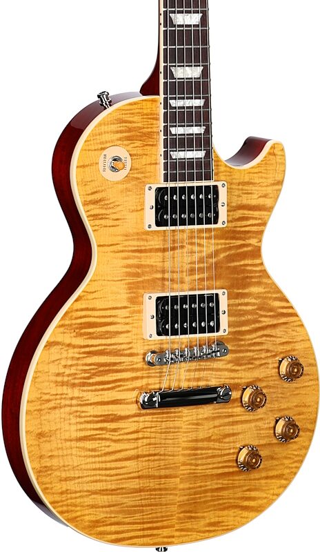 Gibson Slash Les Paul Standard Electric Guitar (with Case), Appetite Amber, Serial Number 212940162, Full Left Front