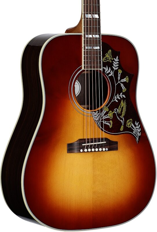 Gibson Hummingbird Standard Rosewood Acoustic-Electric Guitar (with Case), Rosewood Burst, Serial Number 21414101, Full Left Front