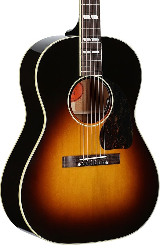 Gibson Nathaniel Rateliff LG-2 Western Acoustic-Electric Guitar (with Case), Vintage Sunburst, Serial Number 21514006, Full Left Front
