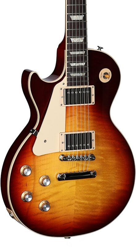 Gibson Les Paul Standard '60s Electric Guitar, Left-Handed (with Case), Bourbon Burst, Serial Number 212240362, Full Left Front
